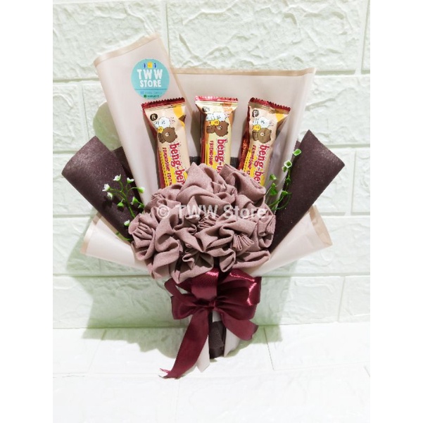 

[PO] Kado Buket Hijab Snack Cokelat Bengbeng TWW Store