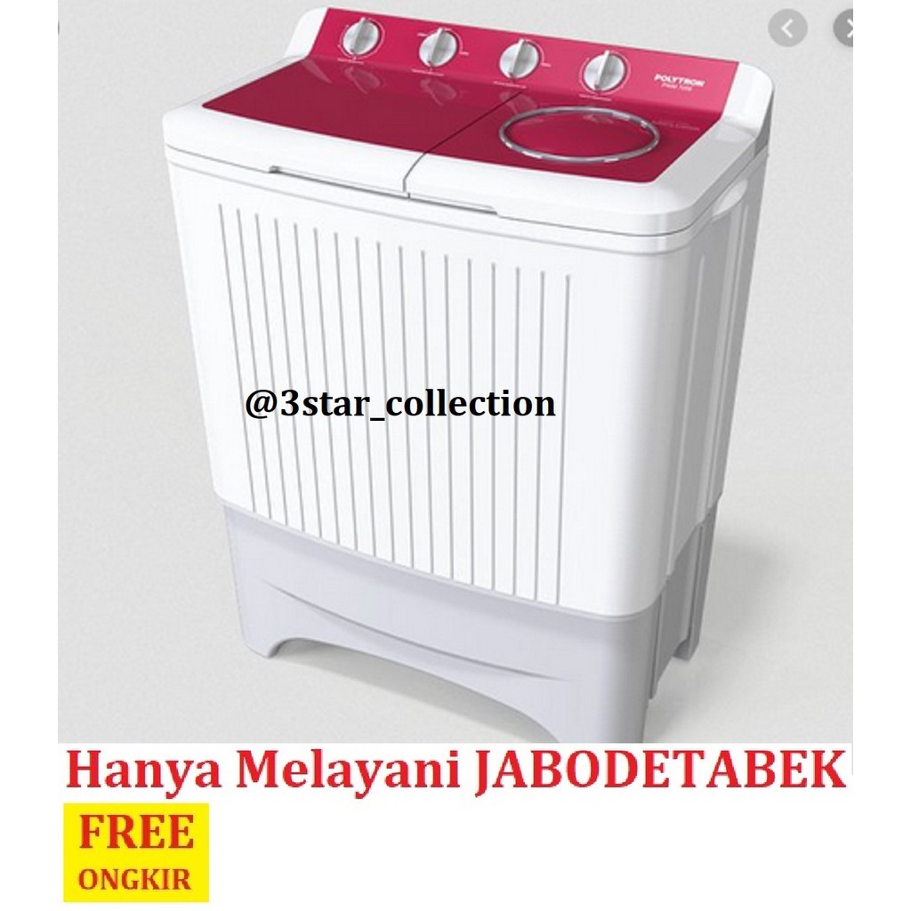 MESIN CUCI POLYTRON PWM9358RS Primadona Samba 58 Series 9KG