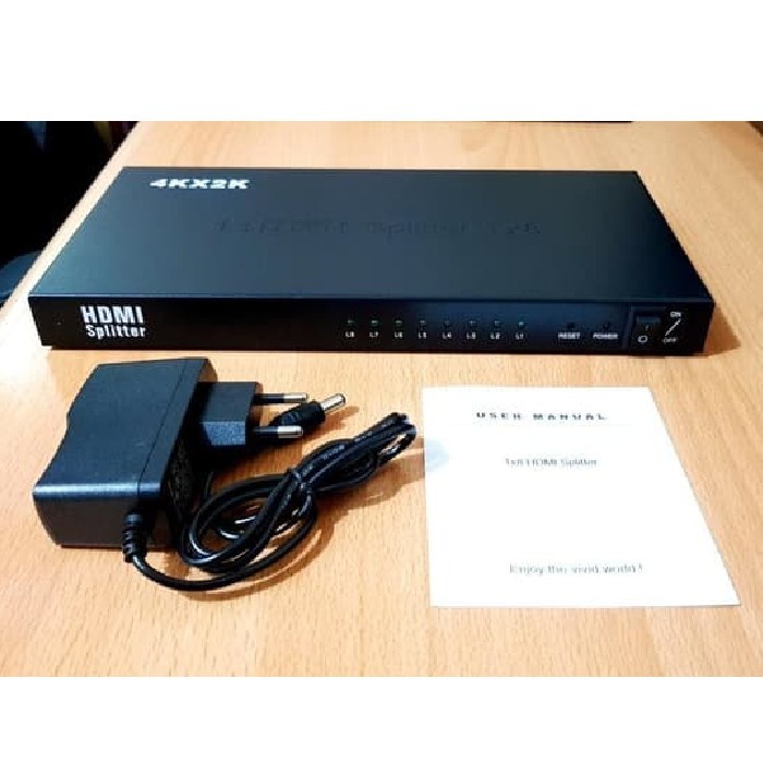 HDTV SPLITTER 8 PORT (1 INPUT 8 OUTPUT)