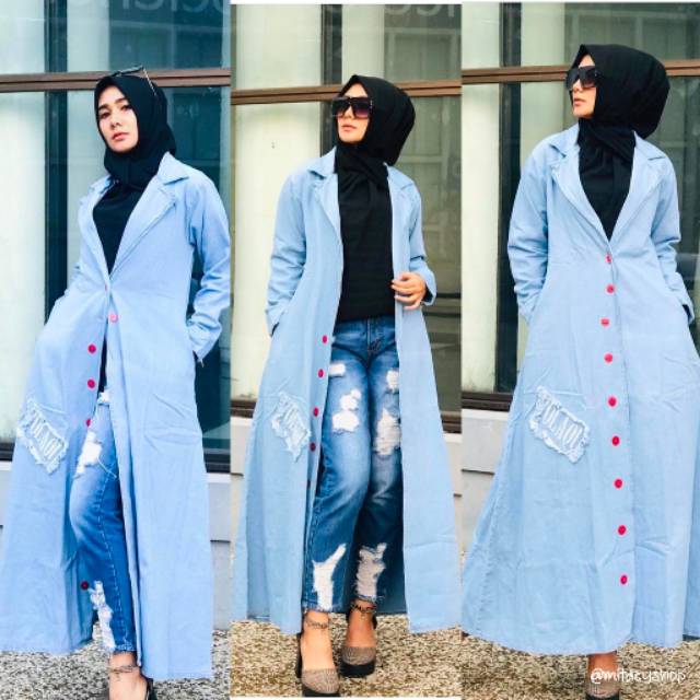 25 Inspirasi Keren Model Gamis  Zolaqu  Terbaru Rise Upon 