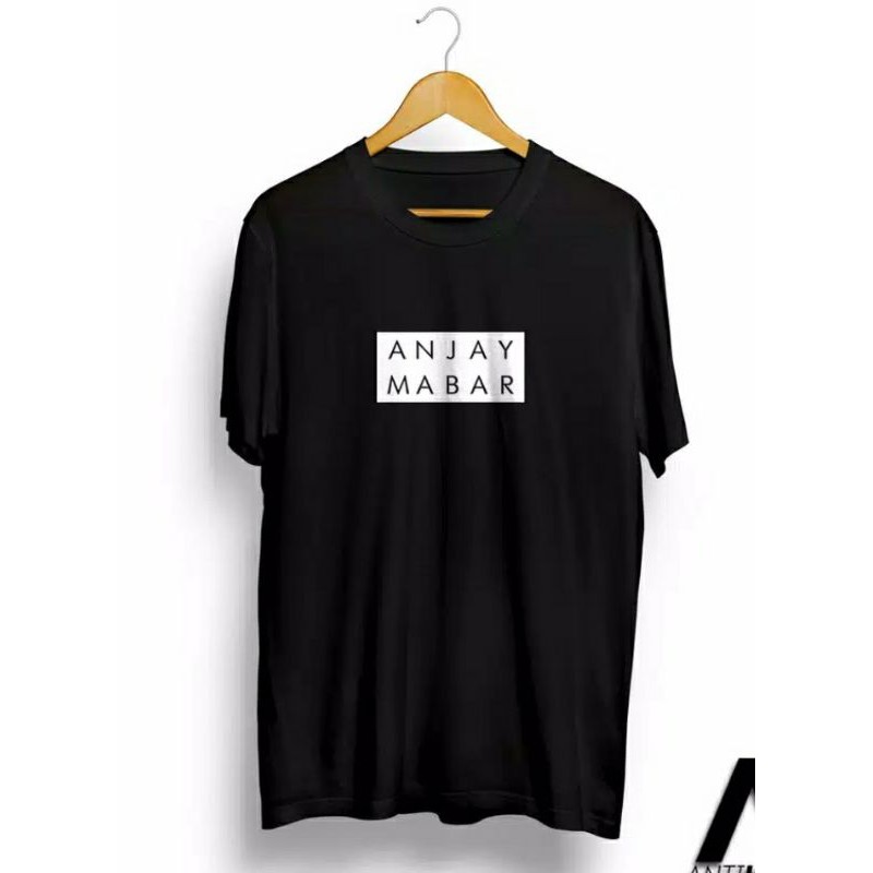 Baju Kaos ANJAY MABAR MAEN BARENG PUBG MOBILE MOBILE LEGEND FREE FIRE CODM ESPORTS kaos distro keren