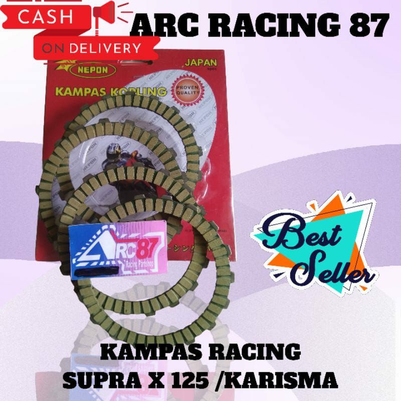 KAMPAS KOPLING RACING SUPRA X 125/ KARISMA