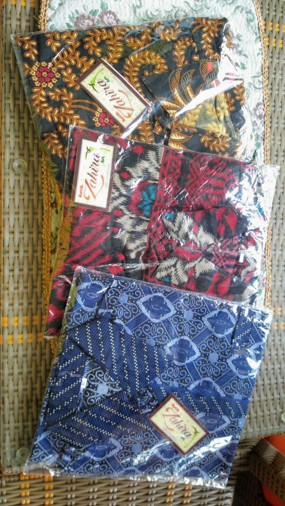Risna Batik Hrb026 Kenongo Hem Kemeja Batik Pria Lengan Pendek  Katun Primis Halus M L Xlo