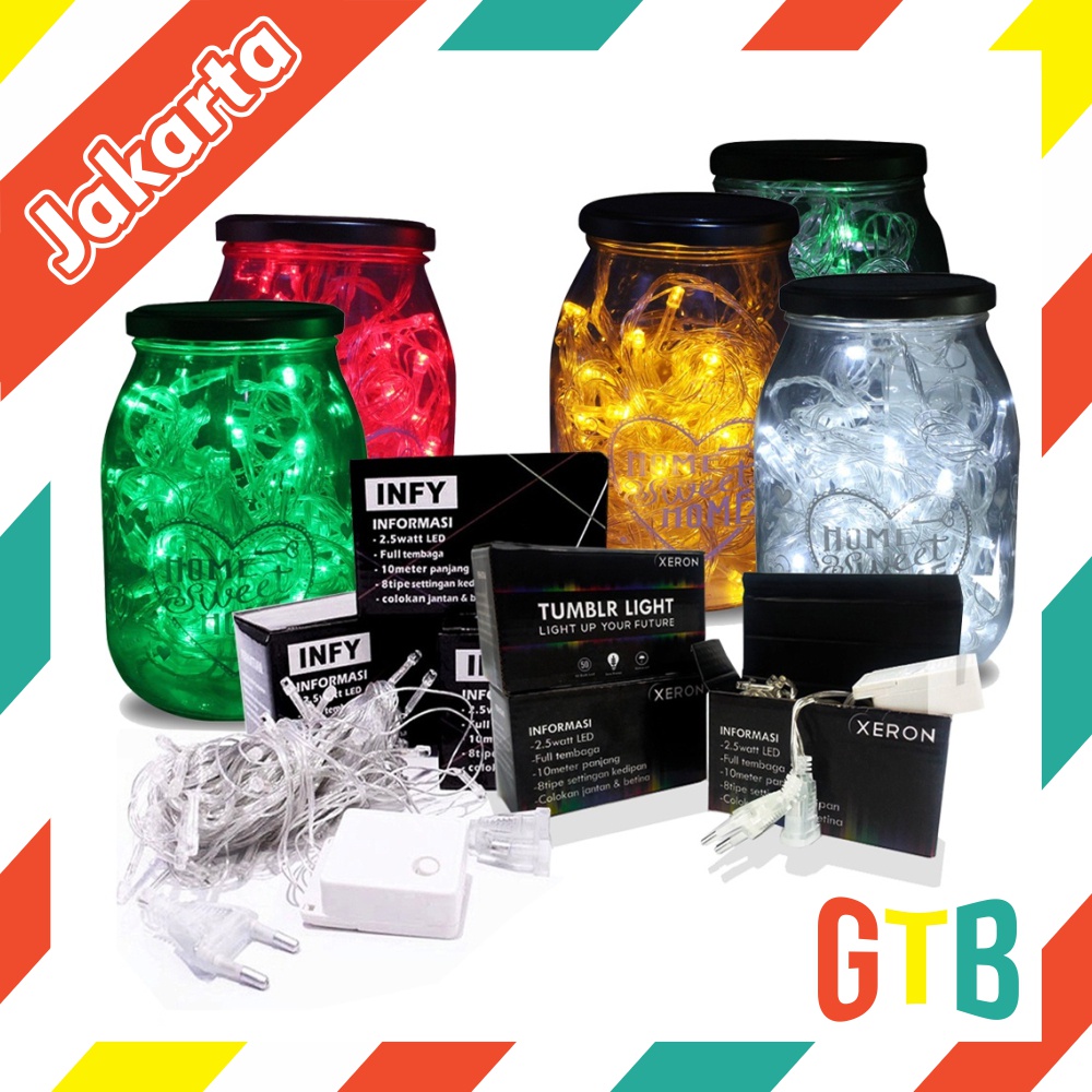 ❤️GTB❤️ Lampu Natal led tumblr 10M light ( lampu hias led lampu dekorasi murah ) E017