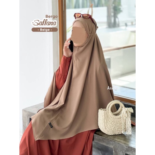 Bergo Saffana Azda | Bergo Tali jumbo Azda