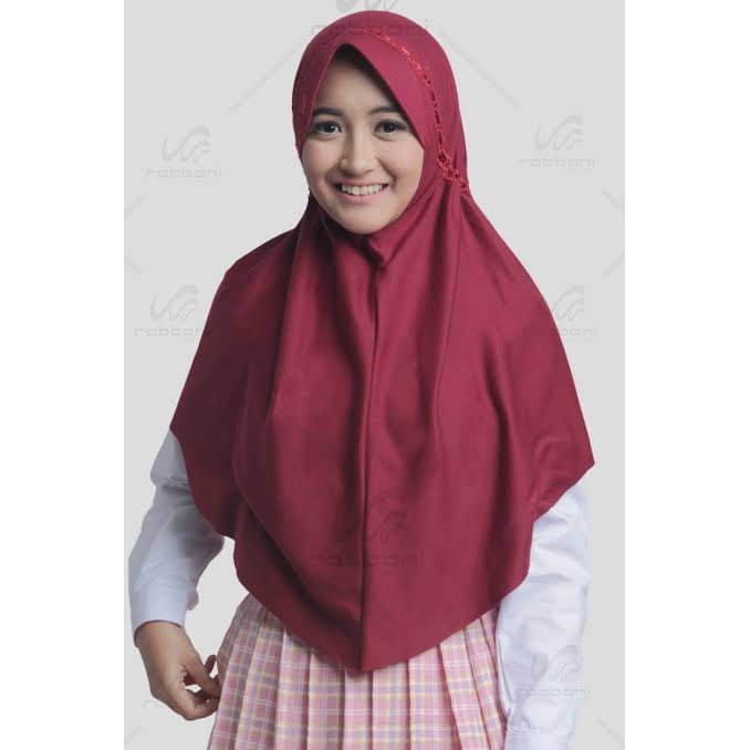 PROMO Hijab Instan Sekolah Rabbani Hemy Size S,M,L Original