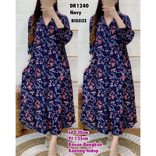 DR1240 DRESS RAYON BANGKOK
