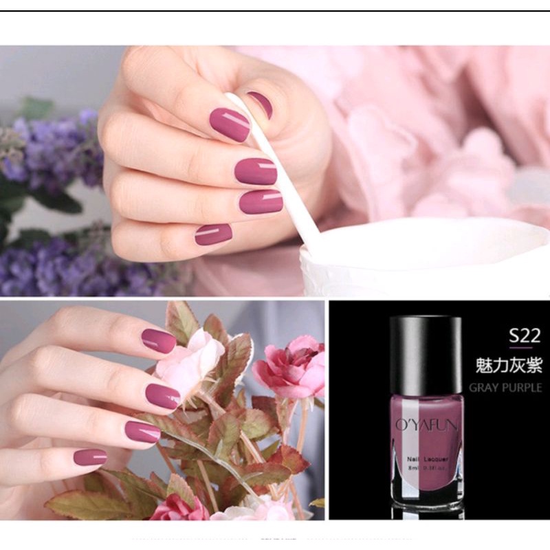 [Termurah] Oyafun peel off nail polish /kutek Halal Oyafun bisa dikupas
