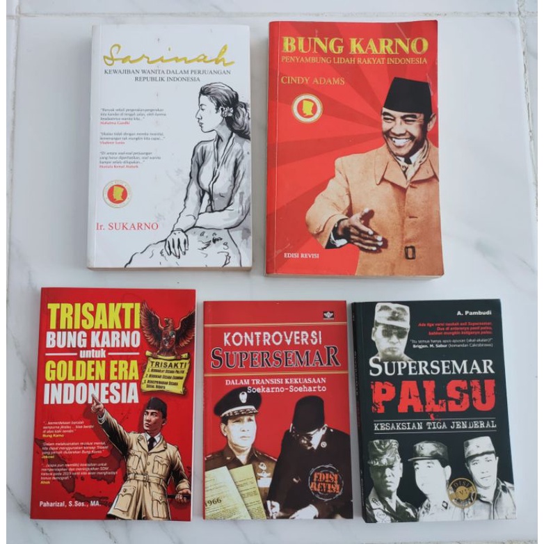 BUKU BIOGRAFI SOEKARNO / TOKOH BANGSA / NASIONALISME / SEJARAHBUNG KARNO PENYAMBUNG LIDAH RAKYAT IND