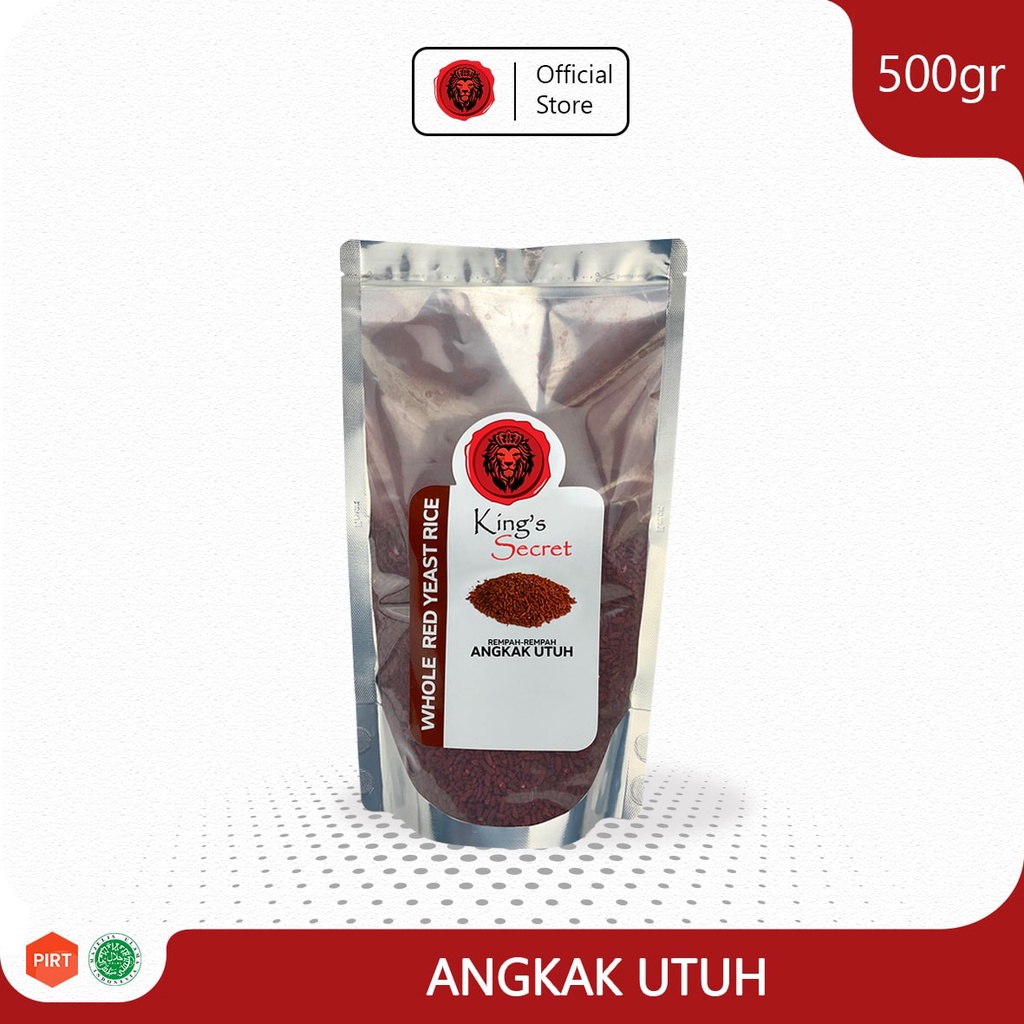 

Angkak Merah Utuh | Whole Red Yeast Rice 500gr - King's Secret