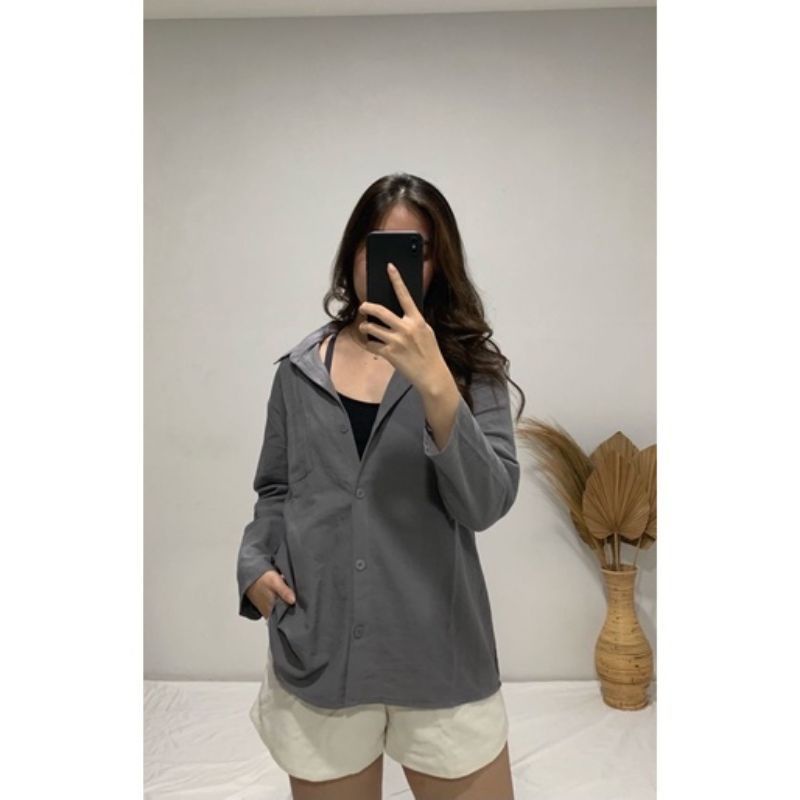 Kemeja wanita oversize linen / Olivia Shirt