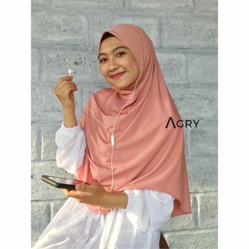 ᴀɢʀʏ Hijab Instan Slip In Jersey Premium