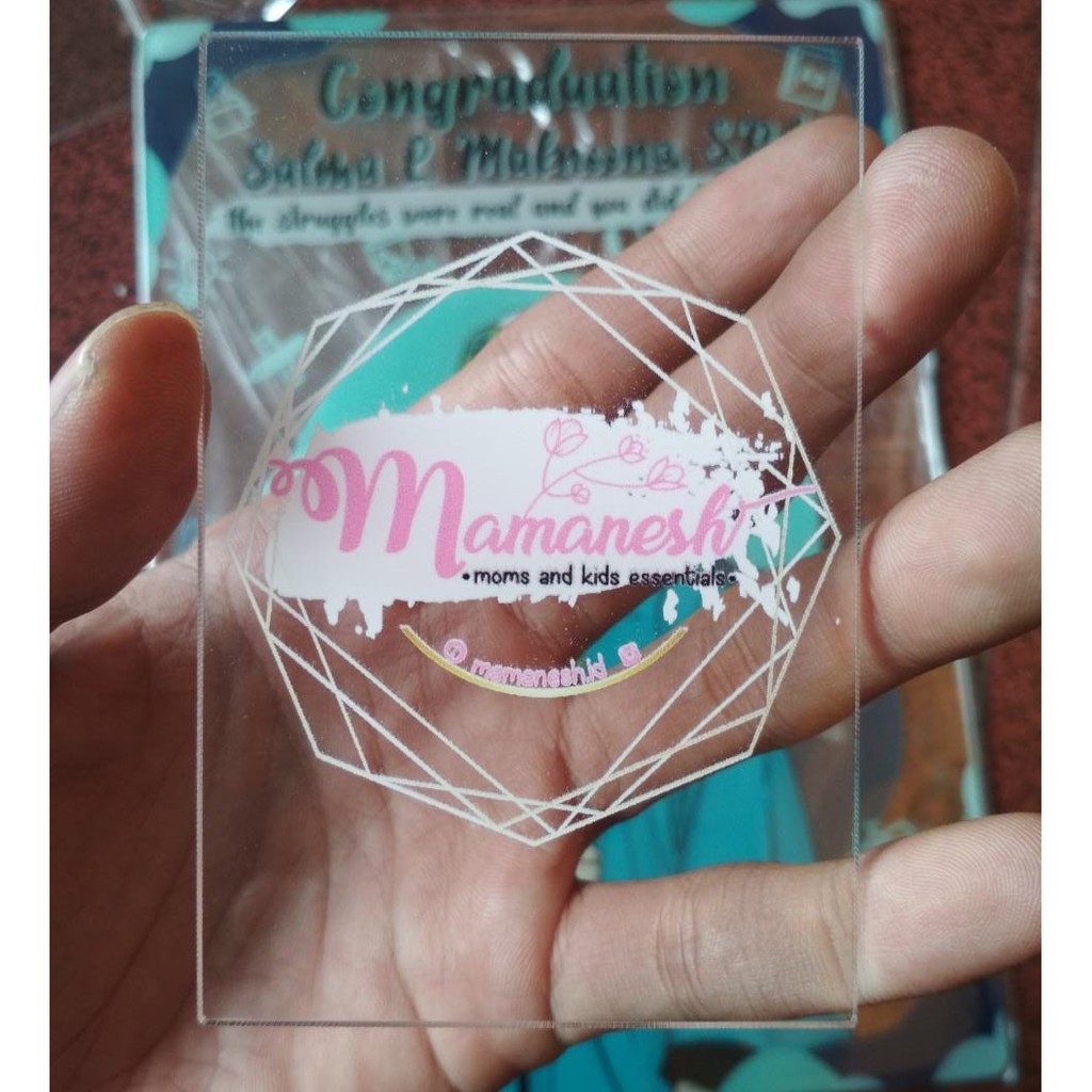 

akrilik print UV uk. 6*4cm min order 3 pcs