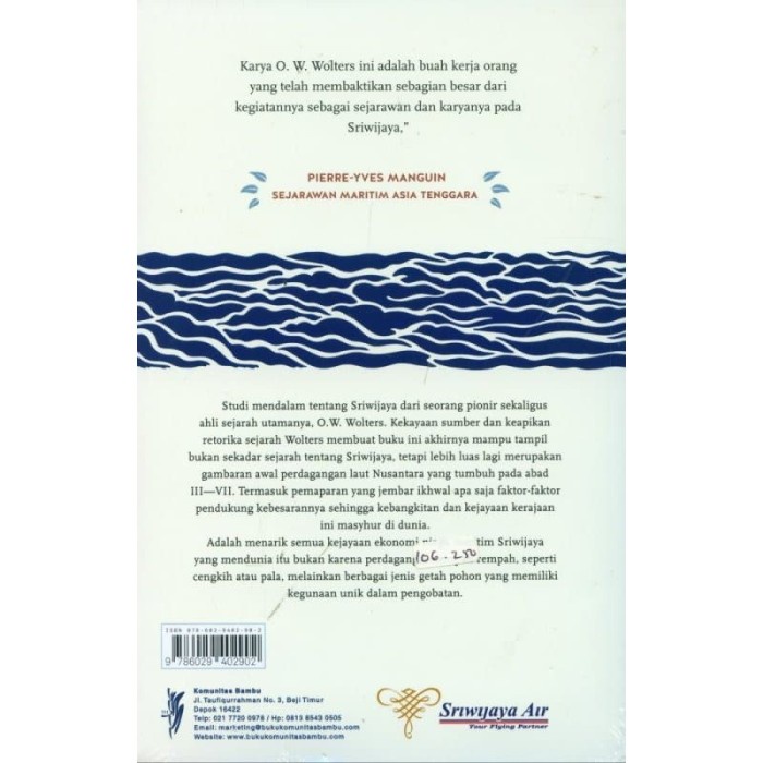 

DISKON SPESIAL BUKU KEBANGKITAN DAN KEJAYAAN SRIWIJAYA ABAD III-VII OLEH O.W. WOLTERS TERLARIS
