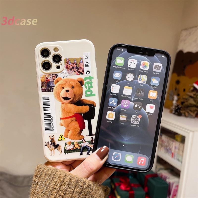 Casing Soft Case  Cheap Teddy Bear Xiaomi Redmi 9 9C NFC 9A 9i 9T 9AT 9 PRO Power 10X POCO C3 M2 PRO Redmi Note 9 8 10 10S 9 PRO MAX 9S Xiaomi Redmi POCO X3 NFC X3 PRO M3 A16 A7 A5S A15 Y12 Y20 Phone Case