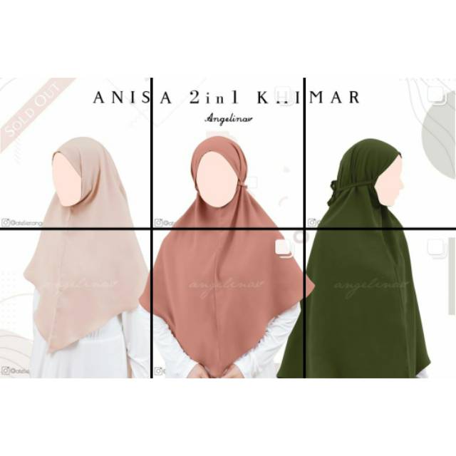 REJECT SALE ANISA KHIMAR ATELIER ANGELINA❌