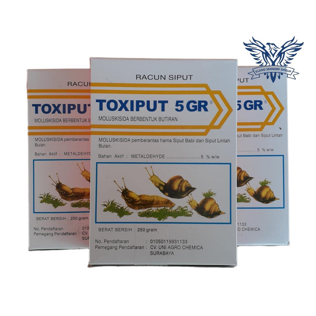 MOLUSKISIDA TOXIPUT 250 GR  METALDEHYDE 5% 100% Original Uni agro, RACUN KEONG