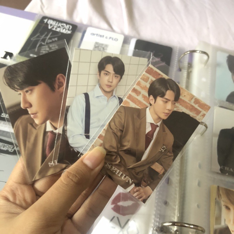 Photocard EXO Sehun Baekhyun Chanyeol Kai Season Greeting 2020 / Fortune Card EXO SG20