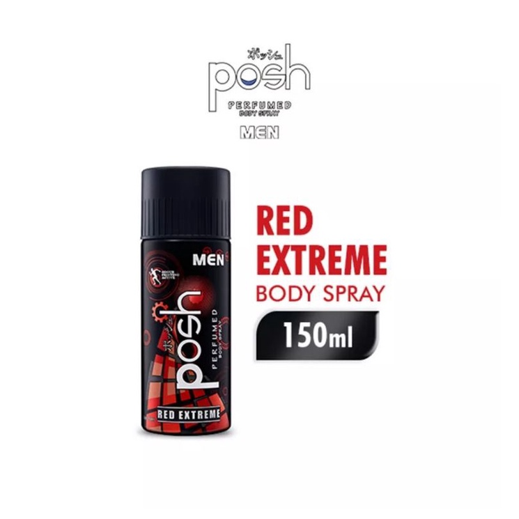 POSH MEN PARFUM SPRAY RED NOT DEODORANT ROLL ON