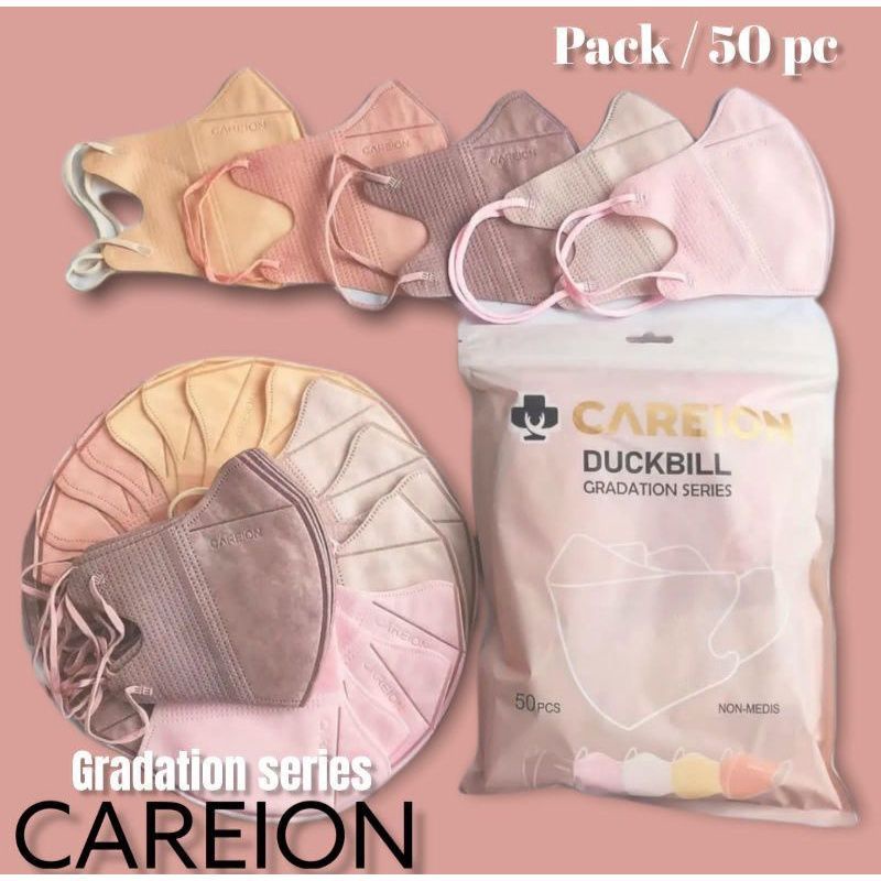 Masker Duckbill Careion Gradasi Series Mix Warna