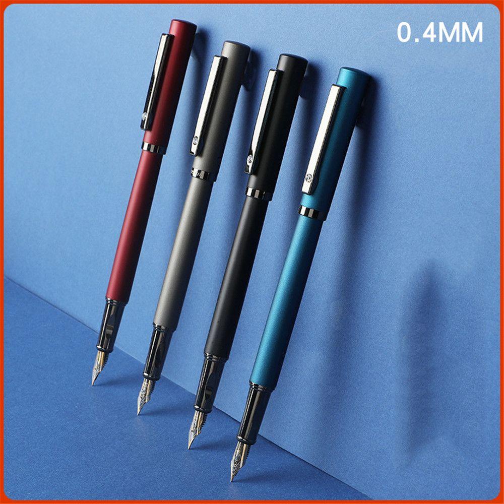 R-flower Pen Tinta Kaligrafi 0.4mm Bahan Metal Tahan Lama Untuk Latihan