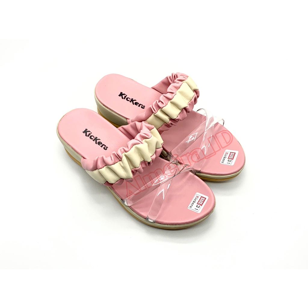 Sandal Anak Perempuan Wedges Model Kekinian Kickers | Sandal Anak Import | Sandal Anak Modis