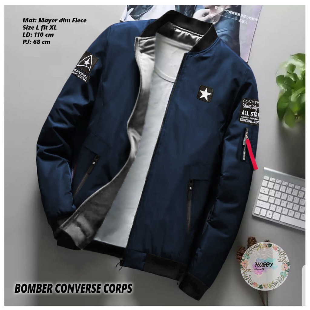 JAKET BOMBER CONVERSE CORPS