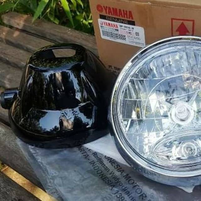 LAMPU DEPAN RX KING 2007 REFLEKTOR LAMPU RX KING 2007 SET ORI YAMAHA