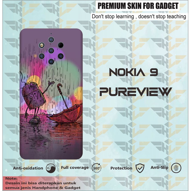 GARSKIN HANDPHONE 2PCS NOKIA 9 PUREVIEW  RAIN