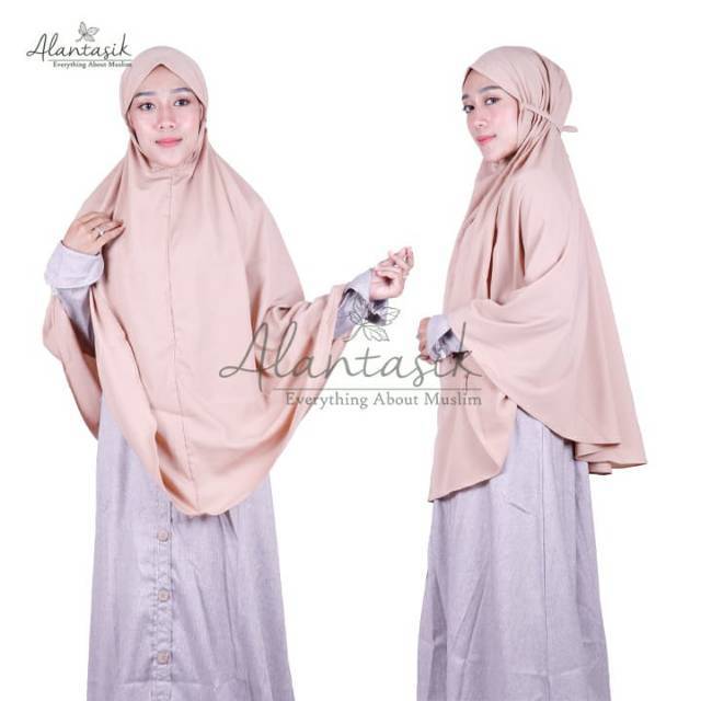 Alantasik - Jilbab Rumana  XL / Jilbab Soft Pet Syari Jumbo/ Jilbab Tali XL GR.9