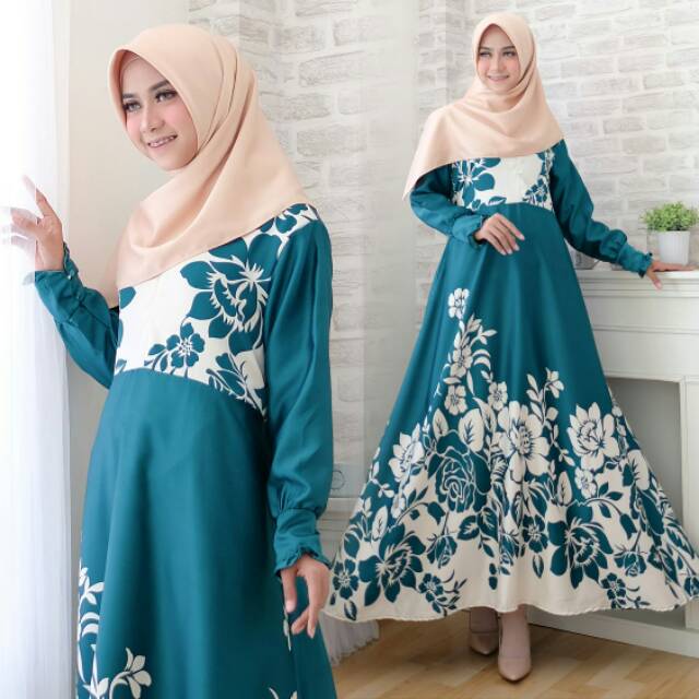 Baju gamis HILDA maxidress [ REAL PIC ]