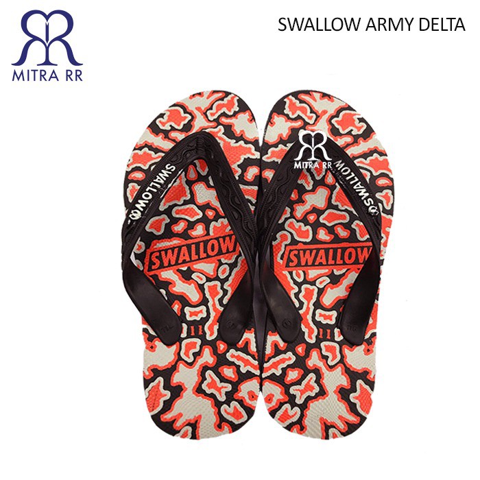 Sandal Swallow Army Delta / Sendal Jepit Wanita / Sendal Pantai Swalow TERBARU 2019 / Tali Jepit Sandal