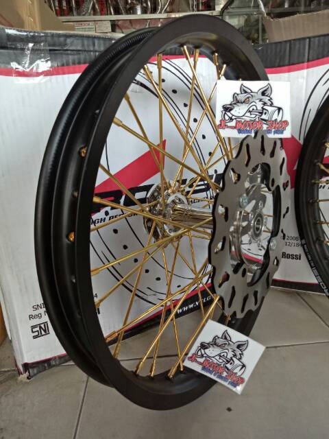 Sepaket Tromol Set Becak Jari2 New Vixion Advance - New Vixion Lightning - NVA - NVL Bonus Cakram