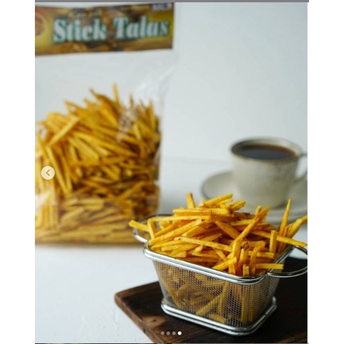 KERIPIK STIK TALAS/ TARO STICK CRISPY CAP KEPALA SINGA 250GR