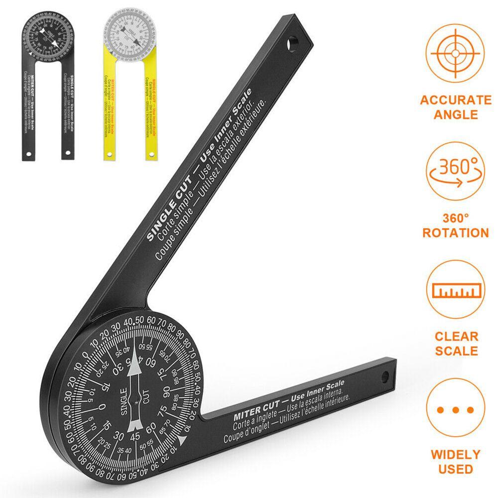 POPULAR Populer Miter Saw Busur Derajat Bangunan Dagang Konstruksi Busur Derajat Woodworking Aluminium Angle Finder
