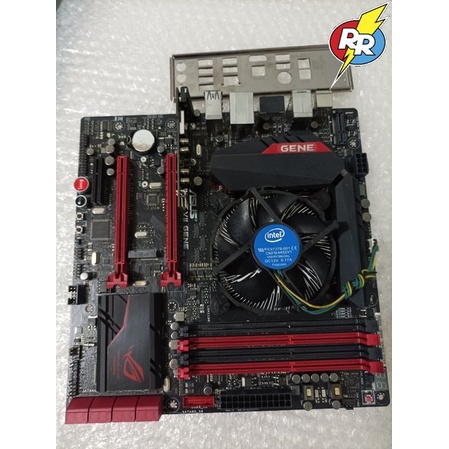 Motherboard Mainboard Mobo PC Gaming ASUS ROG MAXIMUS VII GENE Paket i5 4590 3.30 GHz Ada Socket M2 