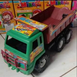 Mainan Truck Ukuran Sedang Truck Mainan Pengangkut Pasir Mainan Anak Edukasi Shopee Indonesia