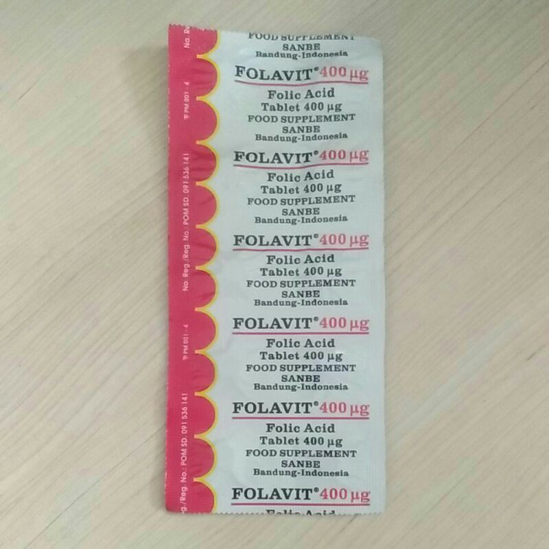 Folavit Asam Folat 400mg