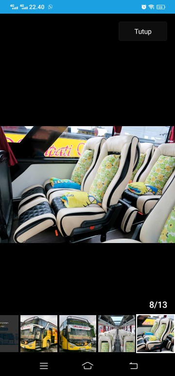 Atasan Batik Wanita Asj Sa Hrb026 Kenongo Kemeja Tosca Pendek Size M L Xl & Xxl