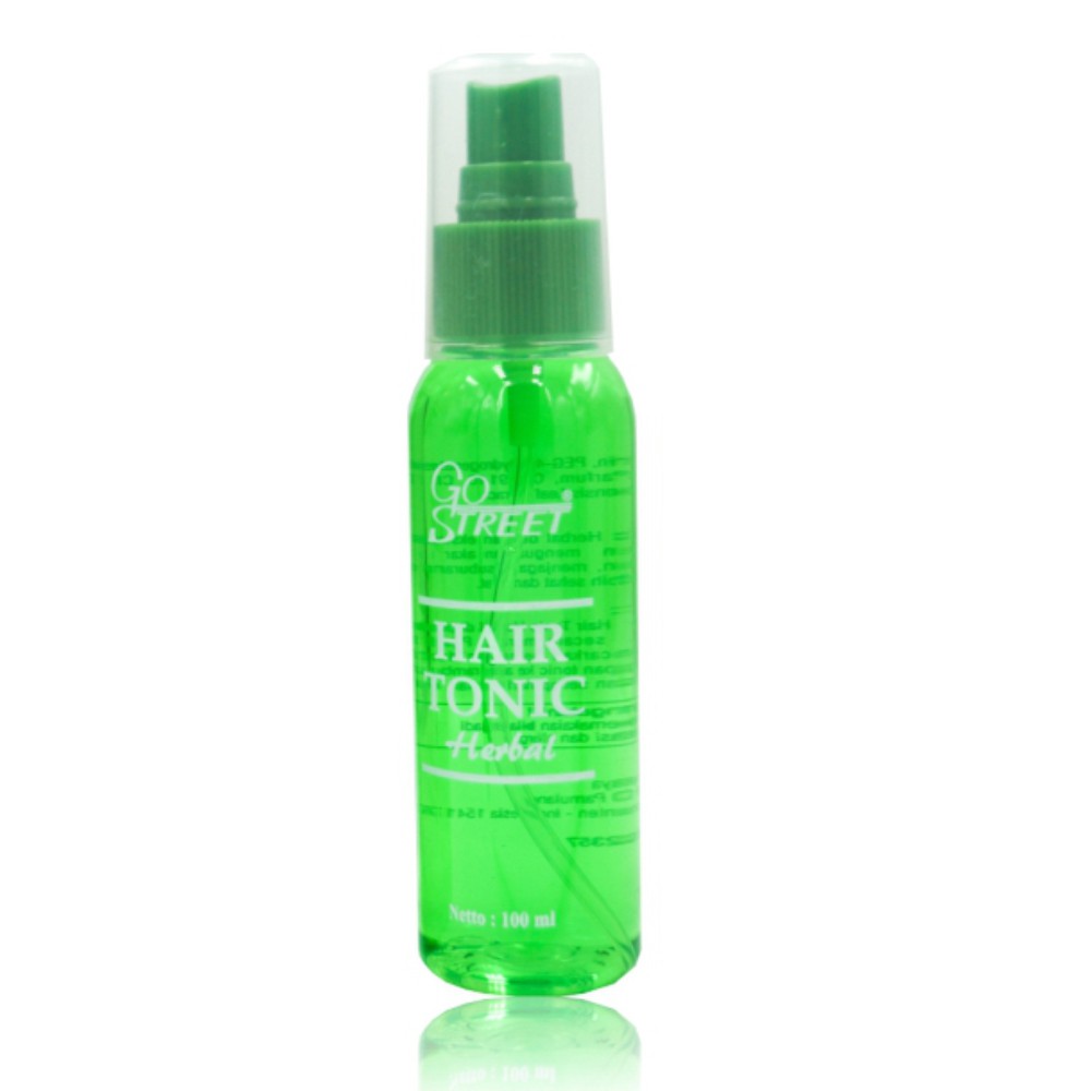 GO STREET Hair Tonic Herbal - Menguatkan Akar Rambut Ukuran 100 ML-1