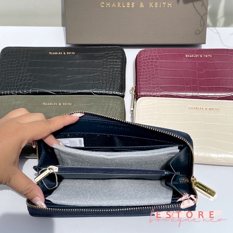 Dompet Wanita Zipper Croco