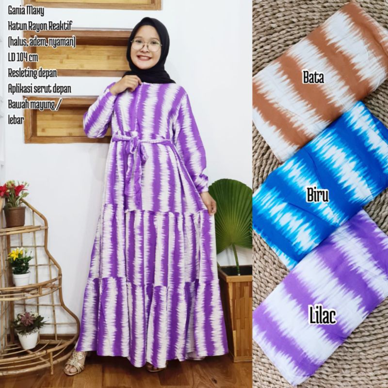 Gamis Rayon Salur //JF673