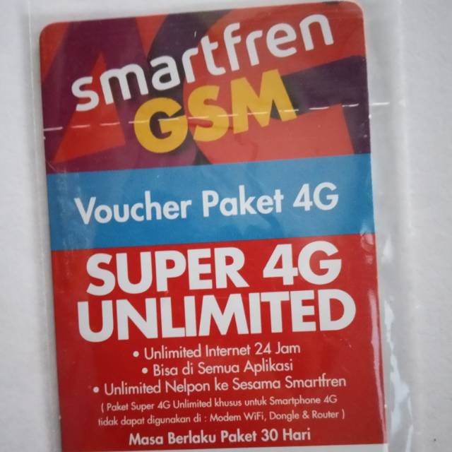 Voucher Data Smartfren Unlimited