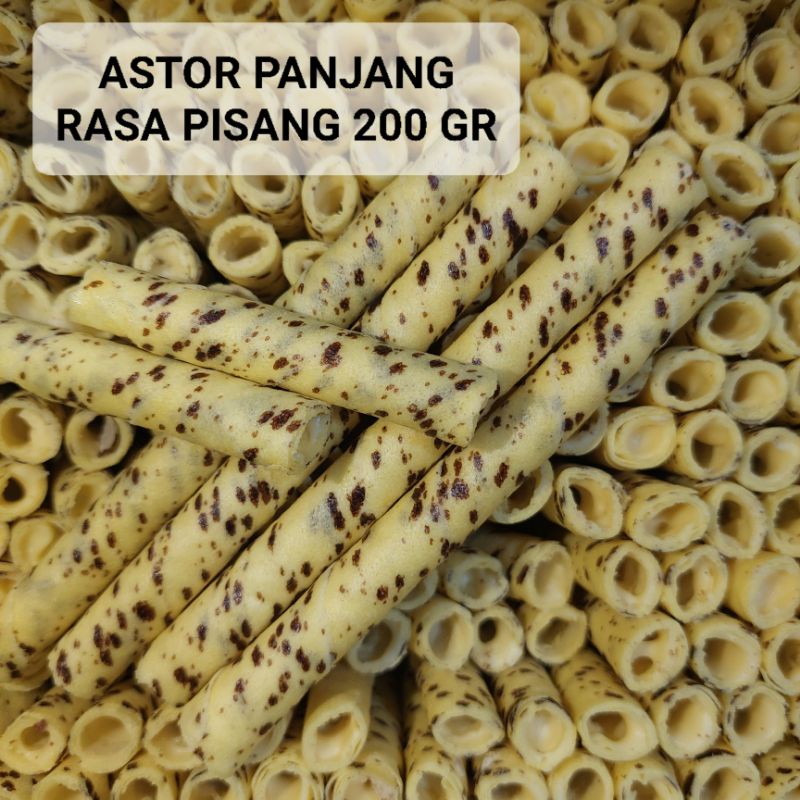 WAFER ROLL 200 GRAM / ASTOR PANJANG FULL CREAM / SNACK KILOAN MURAH/ ALMA.SNACK