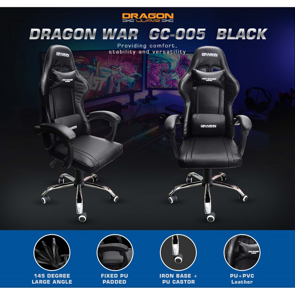 DRAGONWAR GC  005  GAMING  CHAIR  DRAGON  WAR  GC  005  GC005 