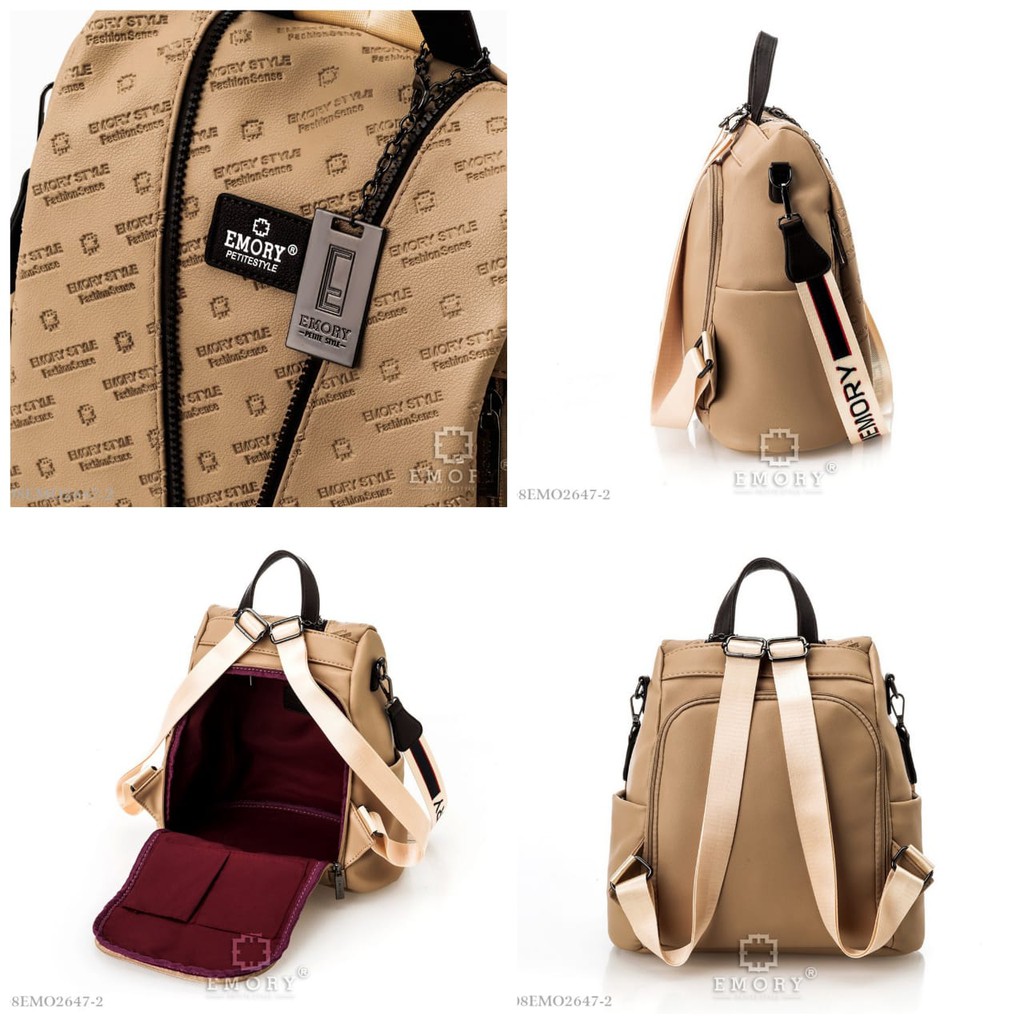 EMORY MELDY 08EMO2647-2 TAS RANSEL WANITA SET2IN1 IMPORT BATAM