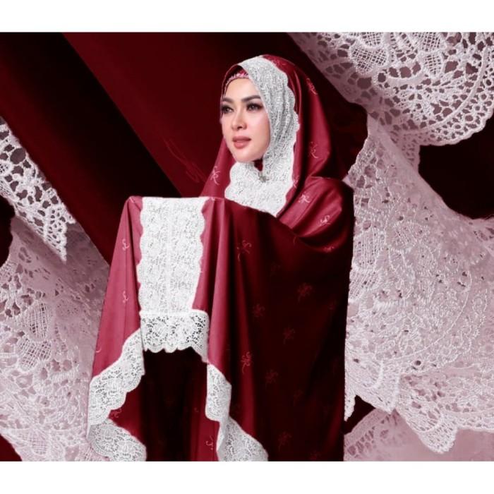 2021 Terbaru Velvet Mukena Asli Mukena Mewah Dewasa Syahrini Bordir