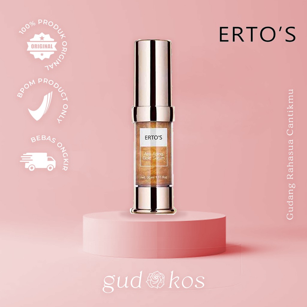 ERTOS/ ERTO'S Anti Aging Gold Serum Original BPOM 100%