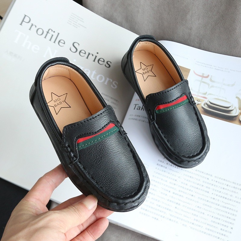 HNK Sepatu anak slip on formal | Sepatu Gucc*