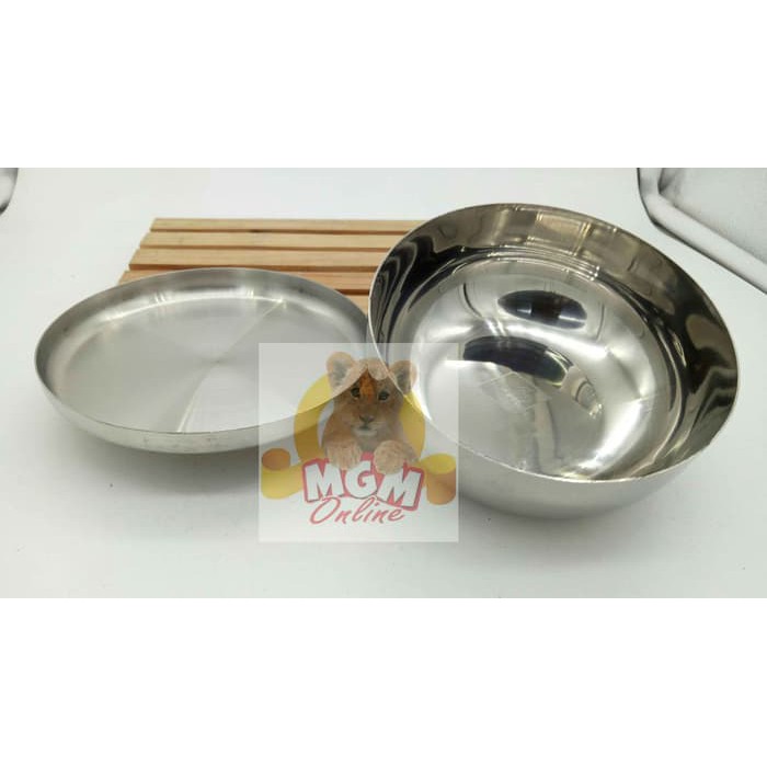 (Made in Korea) Mangkok Korea Stainless / Mangkok Nasi Stainless Korea